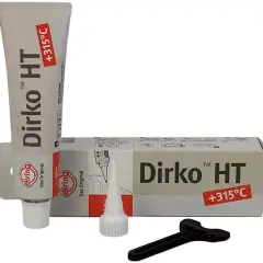 Zestaw Dirko HT z uszczelniaczem silikonowym. Sprawdź, ile schnie Dirko, by zapewnić trwałe uszczelnienie do 315°C.
