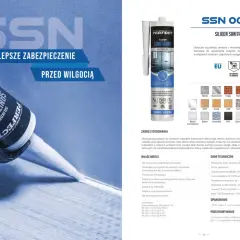 Silikon sanitarny Perfect SSN 00/03 to najlepsze zabezpieczenie przed wilgocią. Idealny do łazienek i kuchni.